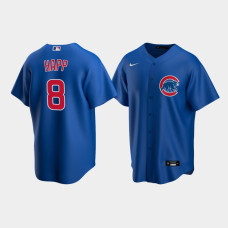 Men's Chicago Cubs #8 Ian Happ Royal Replica Nike Alternate Jersey Men's Chicago Cubs #8 Ian Happ Royal Replica Nike Alternate Jersey