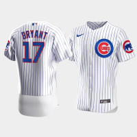 Men's Chicago Cubs #17 Kris Bryant White Authentic Nike Jersey Men's Chicago Cubs #17 Kris Bryant White Authentic Nike Jersey