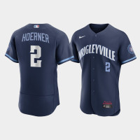 Men's Chicago Cubs Nico Hoerner Navy 2021 City Connect Authentic Jersey Men's Chicago Cubs Nico Hoerner Navy 2021 City Connect Authentic Jersey