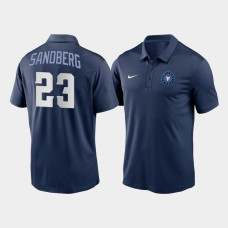 Men's Chicago Cubs Ryne Sandberg Navy 2021 City Connect Franchise Polo Men's Chicago Cubs Ryne Sandberg Navy 2021 City Connect Franchise Polo