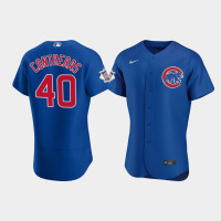 Men's Chicago Cubs #40 Willson Contreras Royal Authentic 2020 Alternate Jersey Men's Chicago Cubs #40 Willson Contreras Royal Authentic 2020 Alternate Jersey