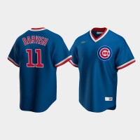 Men's Chicago Cubs #11 Yu Darvish Cooperstown Collection Road Nike Royal Jersey