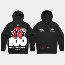 Unisex Chicago Cubs Ernie Banks #14 Negro Leagues Baseball Black Centennial Hoodie Unisex Chicago Cubs Ernie Banks #14 Negro Leagues Baseball Black Centennial Hoodie