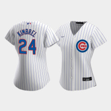 Women's Chicago Cubs Craig Kimbrel #24 White Replica Nike 2020 Home Jersey