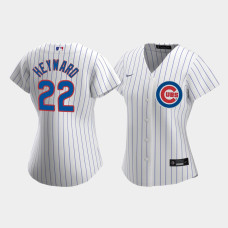 Women's Chicago Cubs Jason Heyward #22 White Replica Nike 2020 Home Jersey