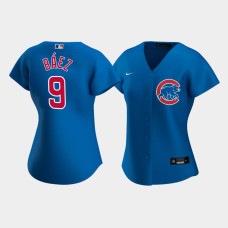 Women's Chicago Cubs Javier Baez #9 Royal Replica Nike 2020 Alternate Jersey