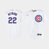 Youth Chicago Cubs Jason Heyward #22 White Replica Nike Home Jersey