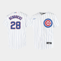Youth Chicago Cubs Kyle Hendricks #28 White Replica Nike Home Jersey