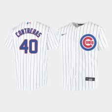Youth Chicago Cubs Willson Contreras #40 White Replica Nike Home Jersey Youth Chicago Cubs Willson Contreras #40 White Replica Nike Home Jersey